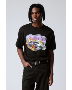 Oversized Graphic Printed T-shirt Pure Power Champion