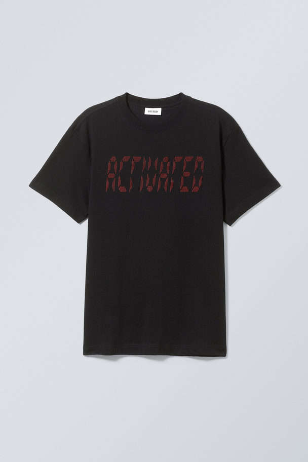 Weekday Oversized-T-Shirt mit Grafikprint &quot;Activated&quot;