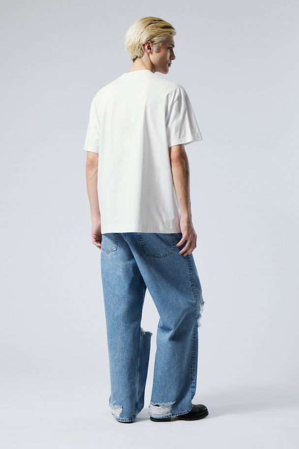 Weekday Oversized T-shirt Med Grafisk Print Blade Tangle