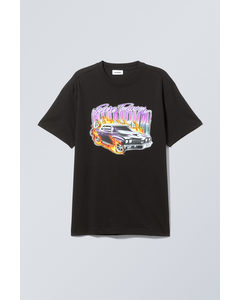 Oversized Graphic Printed T-shirt Pure Power Champion