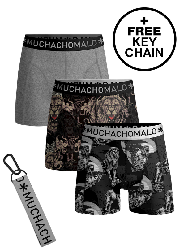 Muchachomalo 3-pack Boxershorts Herr - Mjuk Midjeband - Bra Kvalitet