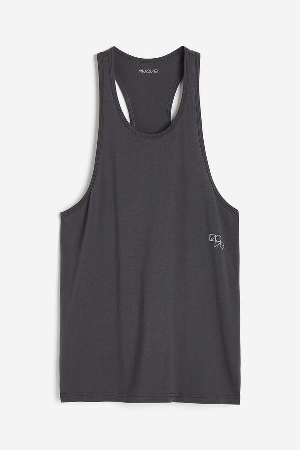 H&M Drymove™ Sports Vest Top Dark Grey/however You Move