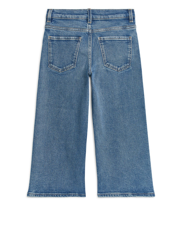 ARKET Jeans mit weiten Beinen Mittelblau