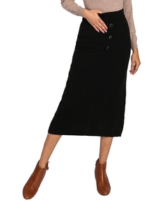 Long Skirt With 3 Fancy Buttons On The Front