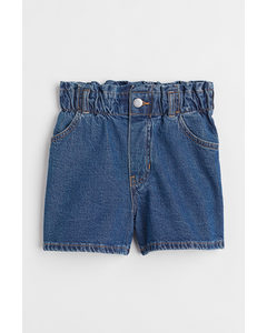 Comfort Stretch Relaxed Fit Shorts Denimblauw
