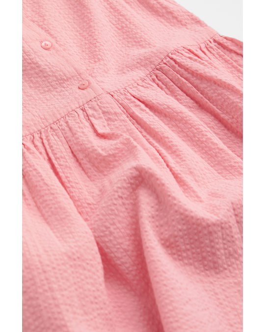 H&M Cotton Dress Light Pink