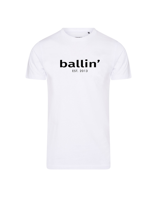 Ballin Est. 2013 Ballin Est. 2013 Tapered Fit Shirt White