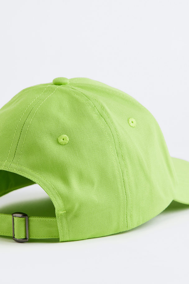 H&M Cotton Cap Lime Green