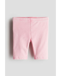Washed-look Cycling Shorts Washed Pink