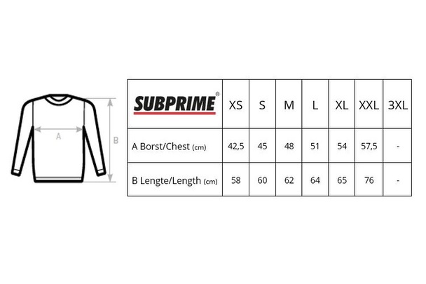 Subprime Subprime Sweater Stripe White Wit