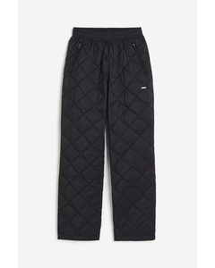 Quilted Pants Black