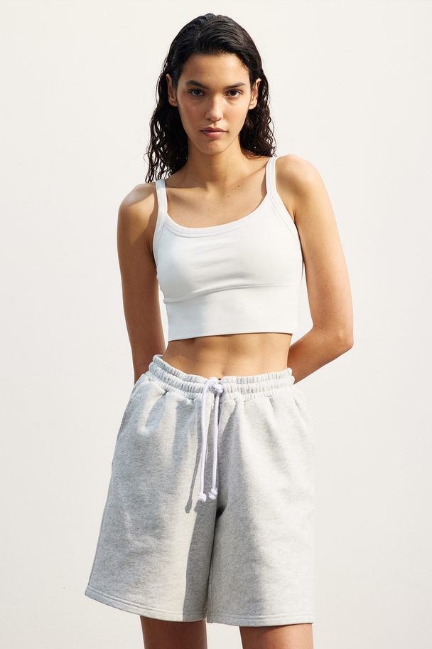 H&M DryMove™ Sport-BH Light Support Weiß