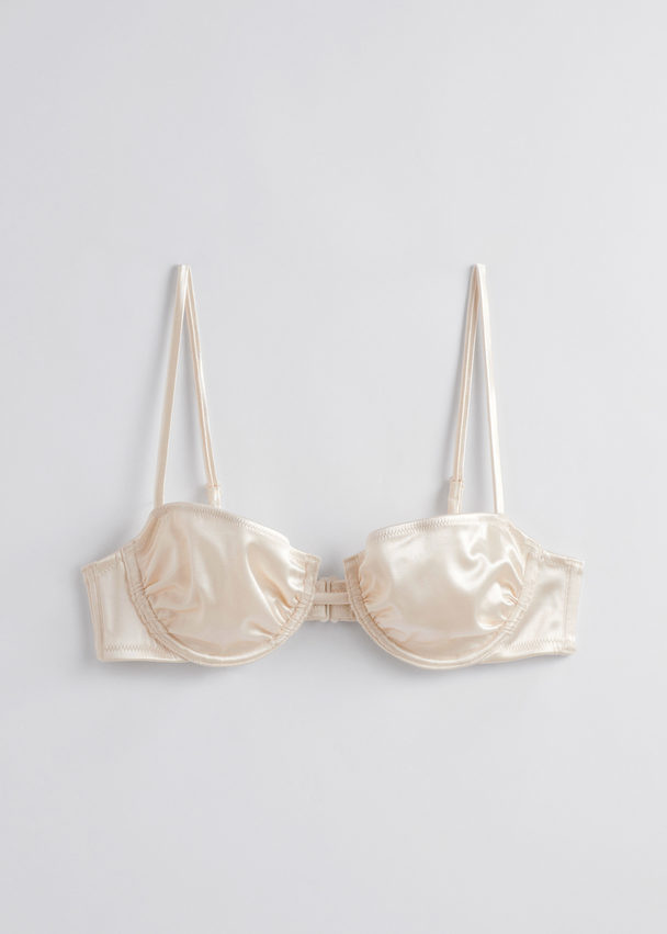 & Other Stories Underwire Bikini Top Seashell