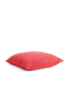 Linen Cushion Cover 50 X 50 Cm Raspberry Red