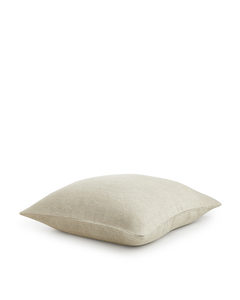 Linen Cushion Cover 50 X 50 Cm Beige