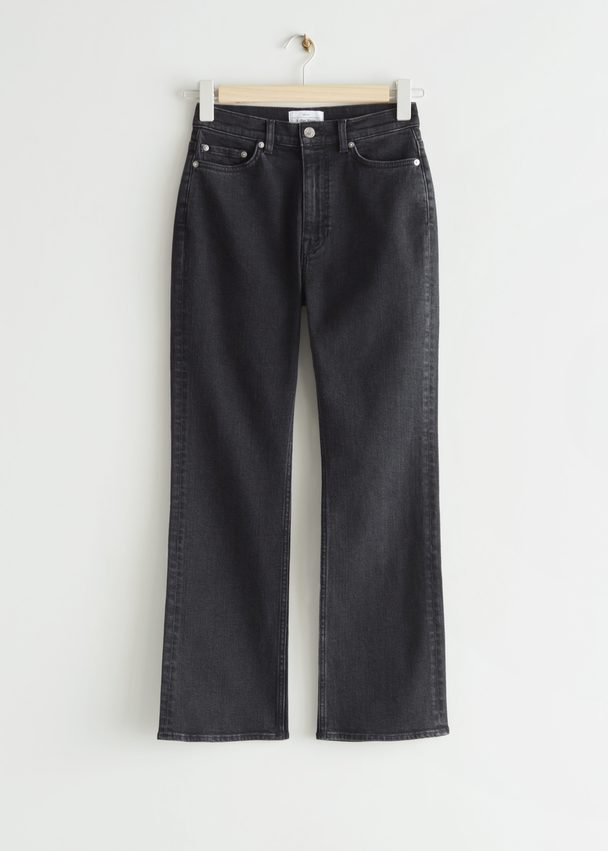 & Other Stories Flared Jeans Black