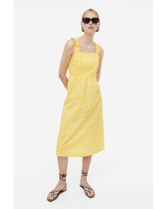 Patterned Dress Yellow/floral