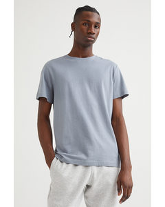 Regular Fit T-shirt Light Blue-grey