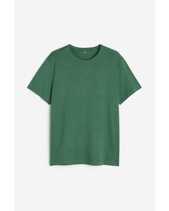 T-shirt Regular Fit Mörkgrön