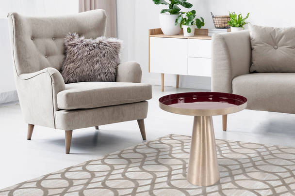 360Living Sidetable Morrison 425 Plum