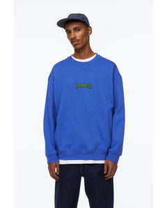 Sweater - Relaxed Fit Helderblauw/graduated