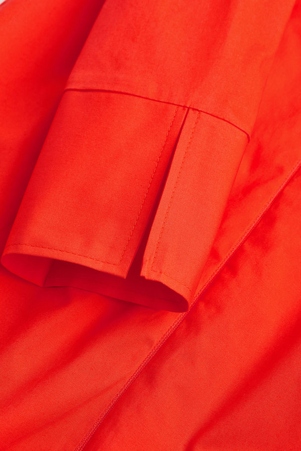 H&M Kurzes Blusenkleid Orange