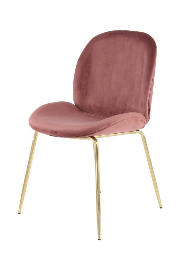 360Living Chair Charlize 110 2er-set Rose / Brass