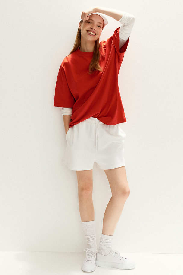 H&M Oversized T-shirt Red