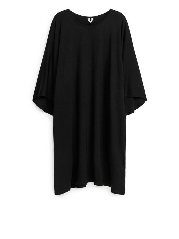 ARKET Lyocell Jersey Dress Black