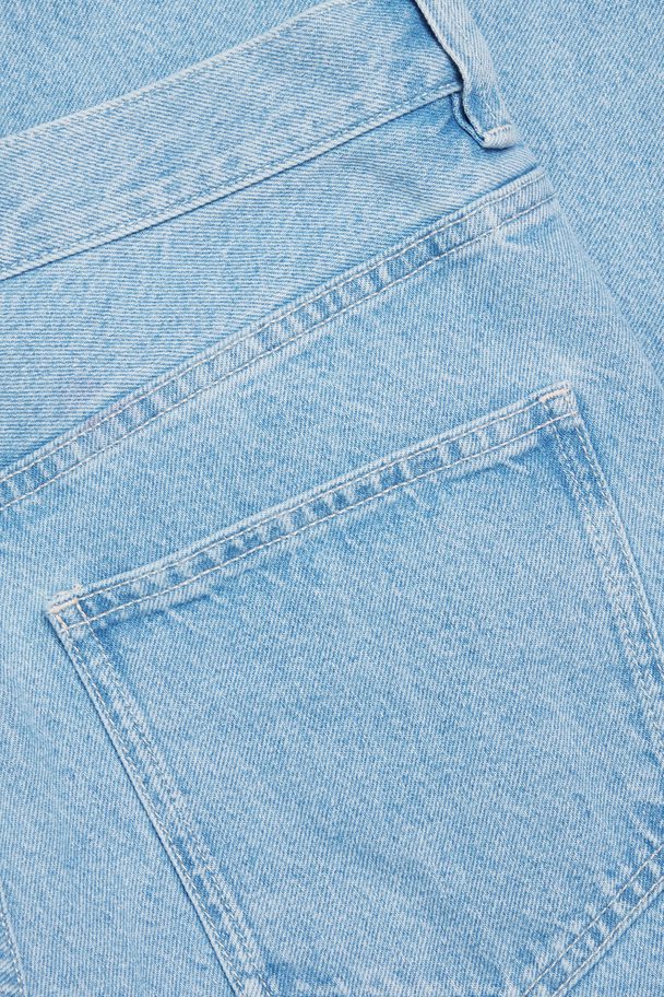 COS Straight Mid-rise Jeans Light Blue