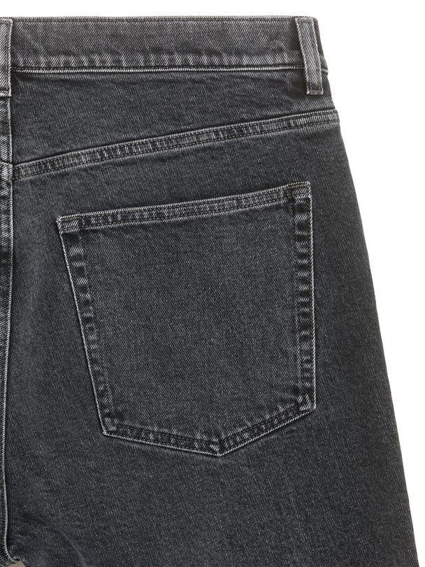 ARKET Fern Cropped Jeans Med Svaj Og Stretch Forvasket Grå