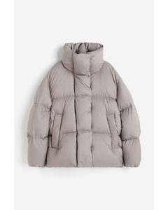 Oversized Donzen Pufferjack Taupe