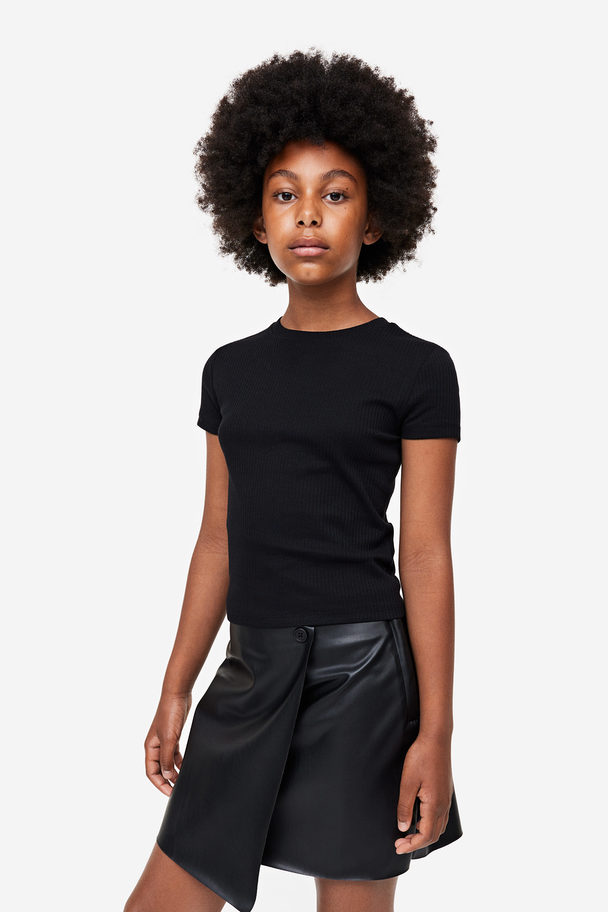 H&M Wrap Skirt Black