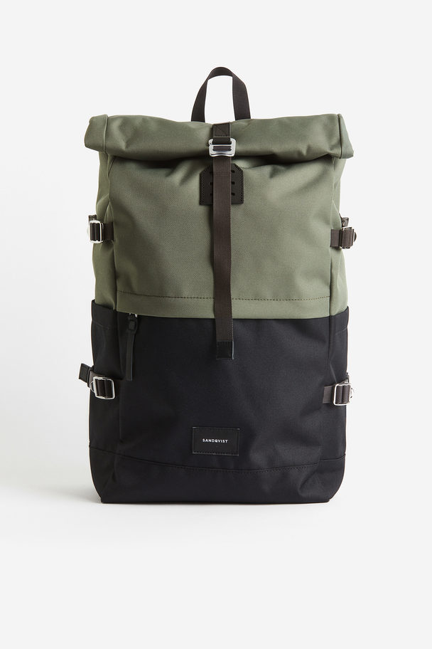 Sandqvist Ilon Backpack Multi Clover Green