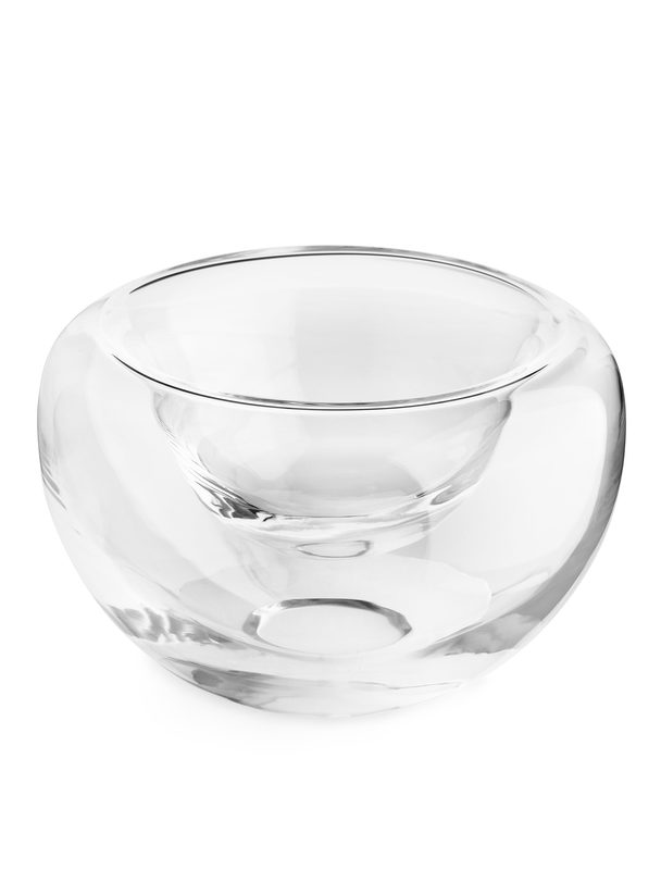 Arket Small Doubled Glass Bowl Transparent