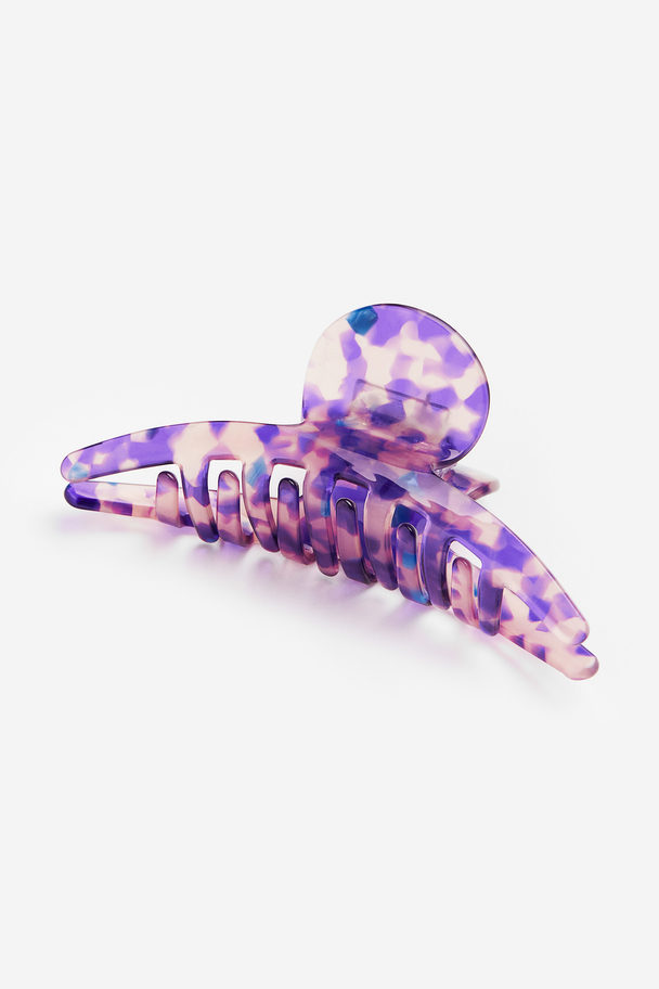 H&M Patterned Hair Claw Purple