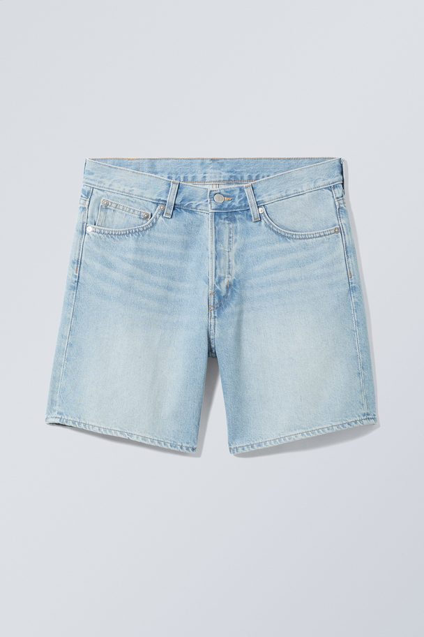 Weekday Jeansshorts Vacant Helle Stone-Waschung