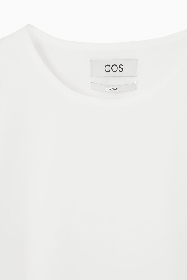 COS Woven Short-sleeve T-shirt White