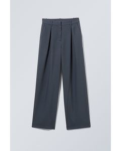 Zia Suit Trousers Dark Dusty Blue