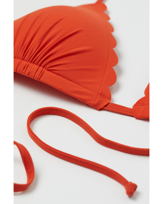 H&M Push-up Triangle Bikini Top Orange