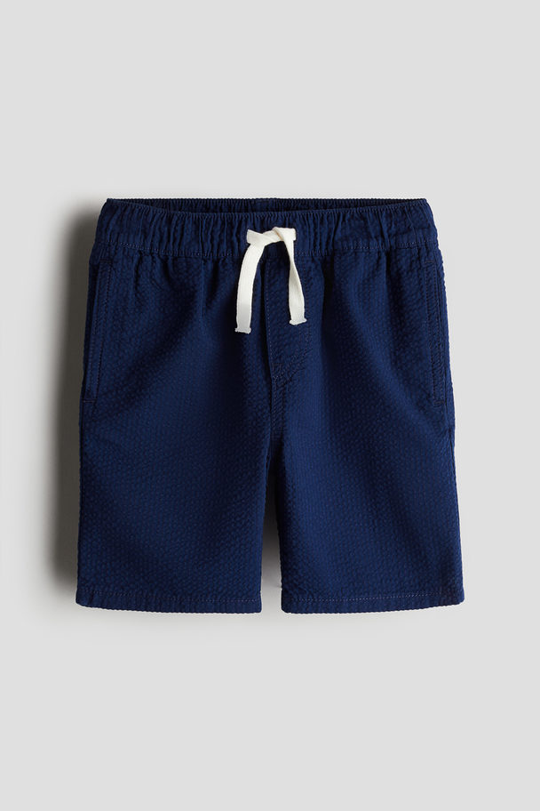 H&M Pull-on Shorts Navy Blue