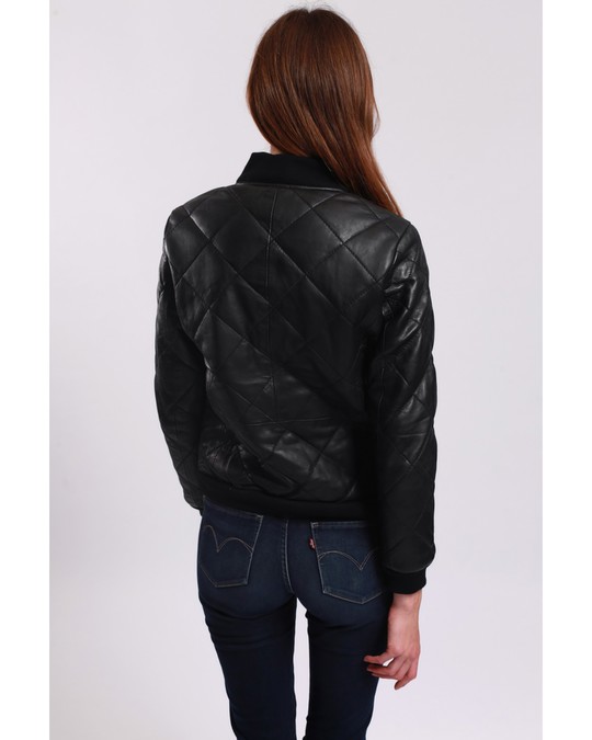 Le Temps des Cerises Leather Jacket Laureena