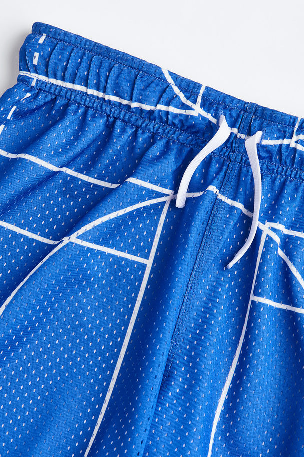 H&M Drymove™ Reversible Sports Shorts Bright Blue