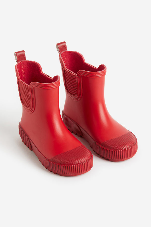 H&M Fleece-lined Wellingtons Bright Red