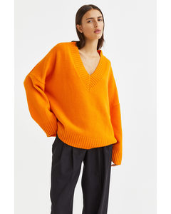 Wool Jumper Orange