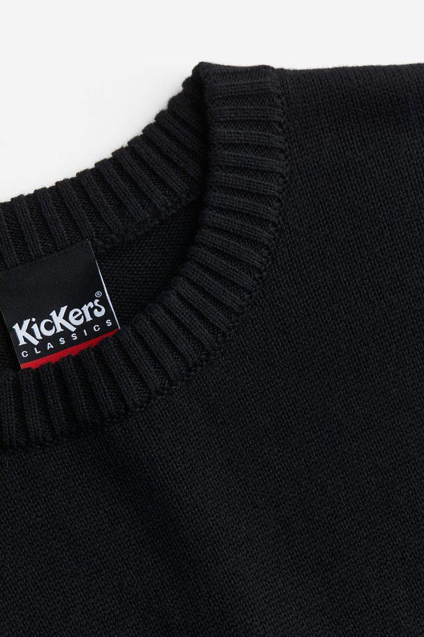 Kickers Knit With Chest Logo Navy