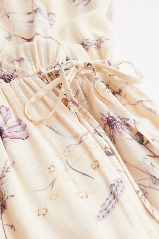 H&M Mama Wrap Dress Cream/floral