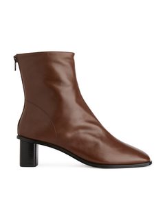 Leather Boots Brown