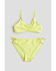 Bikini mit Schleifen Gelb