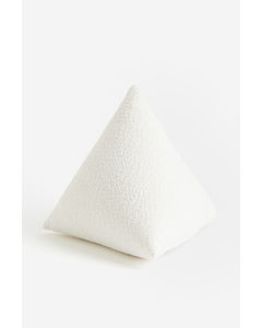 Pyramide Cushion White